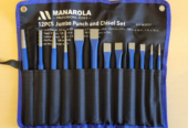 12PCS Jumbo Punch and Chisel Set | Cold Chisel | Taper, Centre & Pin Punch |