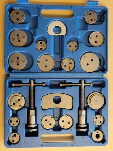 22pc Universal Brake Piston Caliper Wind Back Tool Kit