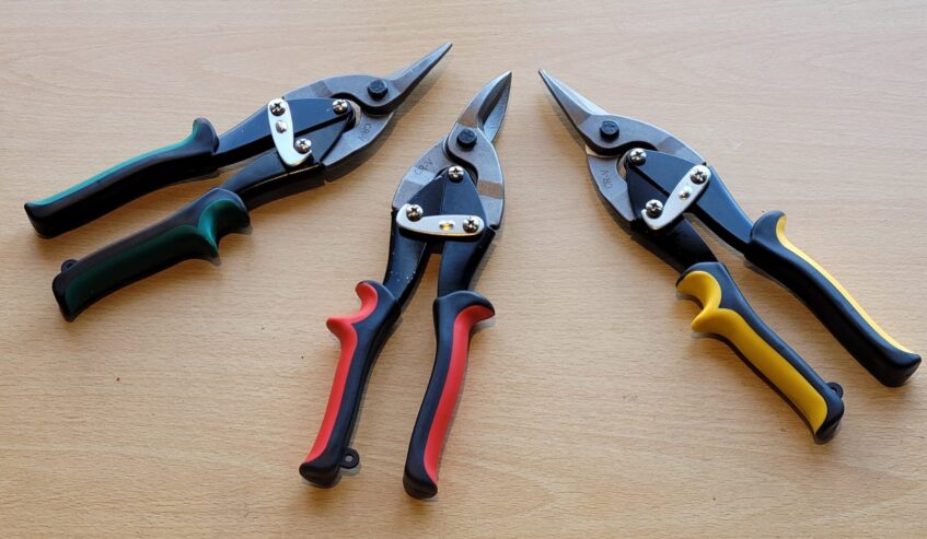 Heavy Duty 3Pc Curved Aviation Tin Snips