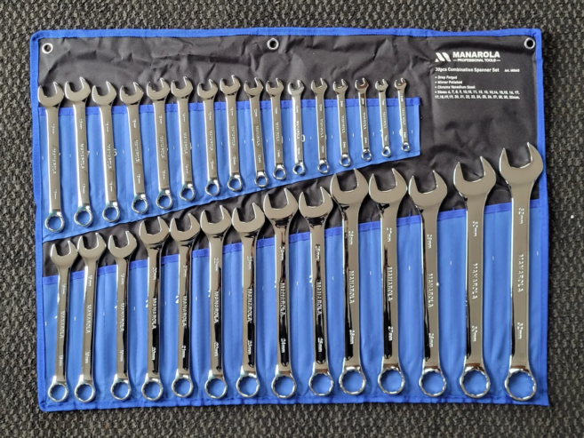 30PCS Combination Spanner Set 6-32mm