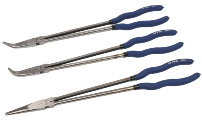 3Pc 400mm Extra Long Reach Plier Set