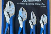 4 Piece Locking Pliers Set