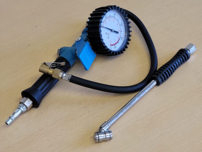 High Pressure Air Tyre Inflator Gauge for HGV