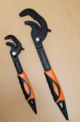 2 pcs Multi-Functional Fast Pipe Wrench Set