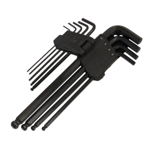 9PC EXTRA LONG HEX KEY SET