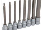 8PC 1/2IN DR HEX BIT SET