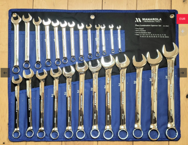 25pcs Combination Spanner Set 6-32mm