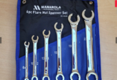 6pc Flare Nut Spanner Set