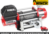 Stealth 13500LB Car Transporter Recovery Winch 🔴