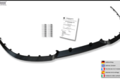 LK Performance Universal Spoiler lip CUP2.0 Front Splitter Brera / Spider 939