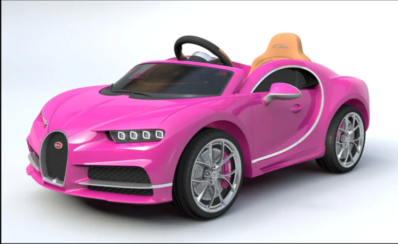 Licensed Bugatti Chiron 12V Ride on Kids Electric Car With Remote Control