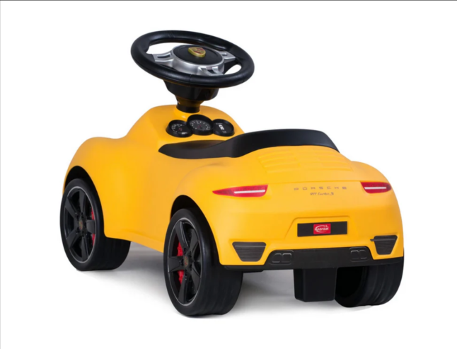 Porsche 911 Turbo S Kids Foot to Floor Push Along Ride On