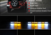 New Lk Performance 23 Inch 20 Led Emergency Warning Flashing Strobe Light Bar Beacon