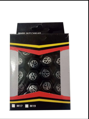 VW Universal Wheel Nut Caps Covers 17mm