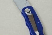 Light Weight Folding Knife | Abs Handle | With 5 Spare Blades & Quick Change Blade System