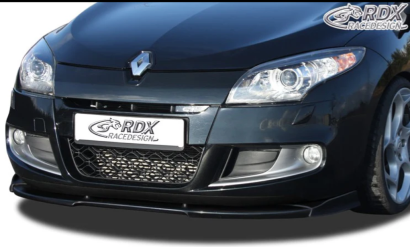 LK Performance RDX Front Spoiler VARIO-X RENAULT Megane 3 GT / GT-Line 2011+ Front Lip Splitter