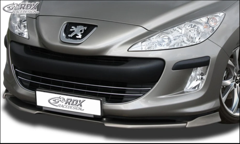 LK Performance RDX Front Spoiler VARIO-X PEUGEOT 308 Phase 1 Front Lip Splitter