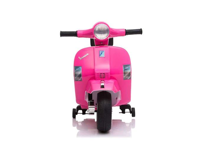 Vespa PX150 Licensed 6V Ride On Scooter Bike with Training Wheels For 1.5-3 Years Old (Model: A008)