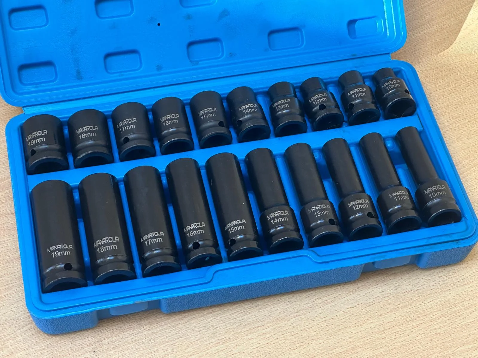 21 Piece Long & Short Impact Socket Set 10 – 19mm