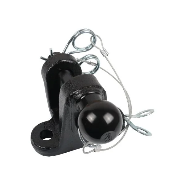 US PRO 3.5 Ton Tow Ball and Pin Hitch – Black | Suits All Standard Flange Tow Bars