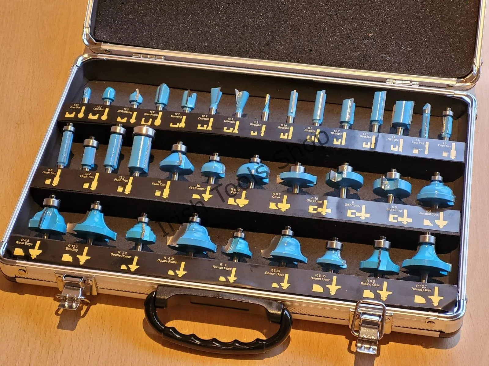 35Pc 1/4″ Shank Router Bit Set