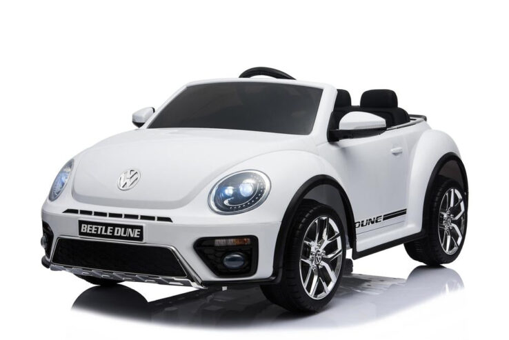 Volkswagen Licenced VW BEETLE 12V 4.5A Battery Powered Kids Electric Ride On Toy Car (MODEL S303 WHI