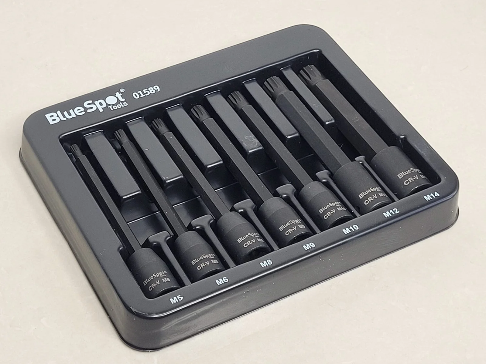 7 Piece 3/8″ Drive 110mm Extra Long Impact Spline Bit Socket Set