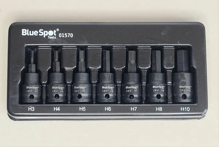 7 Piece 3/8″ Drive Impact Hex Bit Sockets (H3-H10)