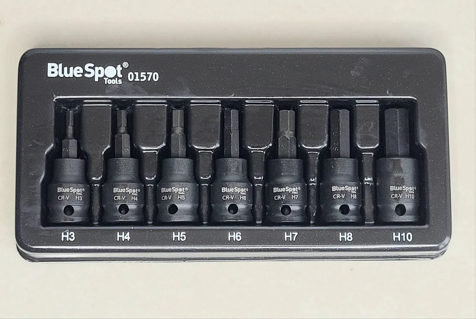 7 Piece 3/8″ Drive Impact Hex Bit Sockets (H3-H10)
