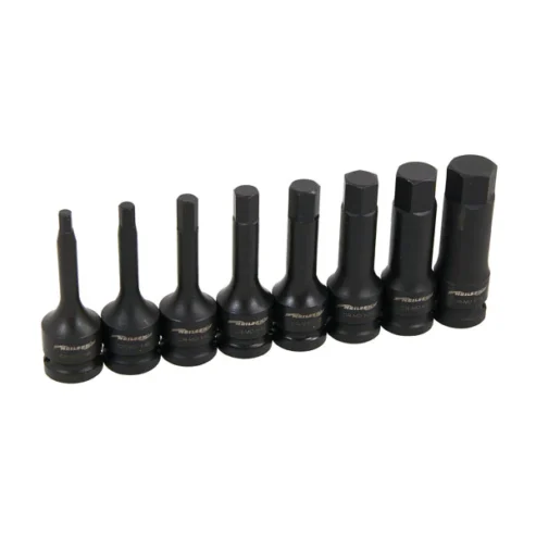 8 Piece 1/2 Inch Drive Impact Hex Bit Socket Set 5 – 19mm