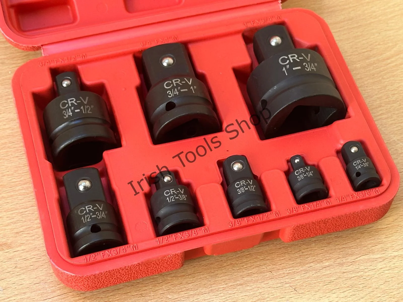 8pc Impact Socket And Impact Adaptors Set