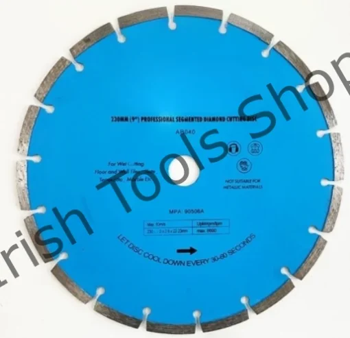 9″ Segmented Diamond Disc