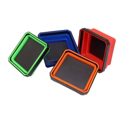 US PRO Collapsible Coloured Magnetic Parts Tray – Set Of 4