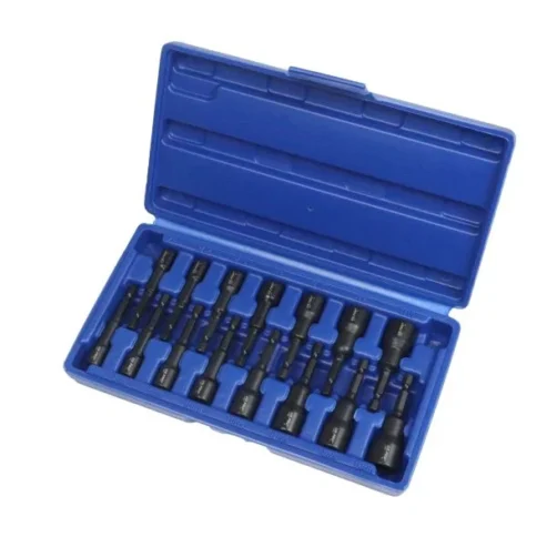 US PRO 15 Piece 1/4″ HEX Drive Magnetic Impact Nut Driver Set | Metric & SAE