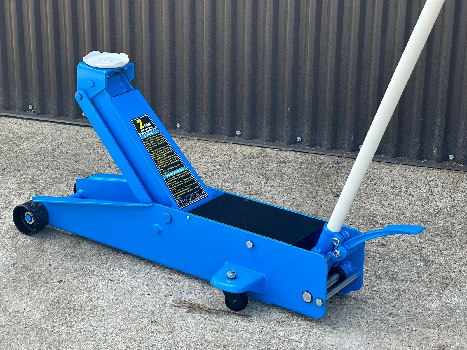 Heavy Duty 2 Ton Hydraulic Long Chassis Reach Trolley Floor Jack For Car Caravan Van Jeep