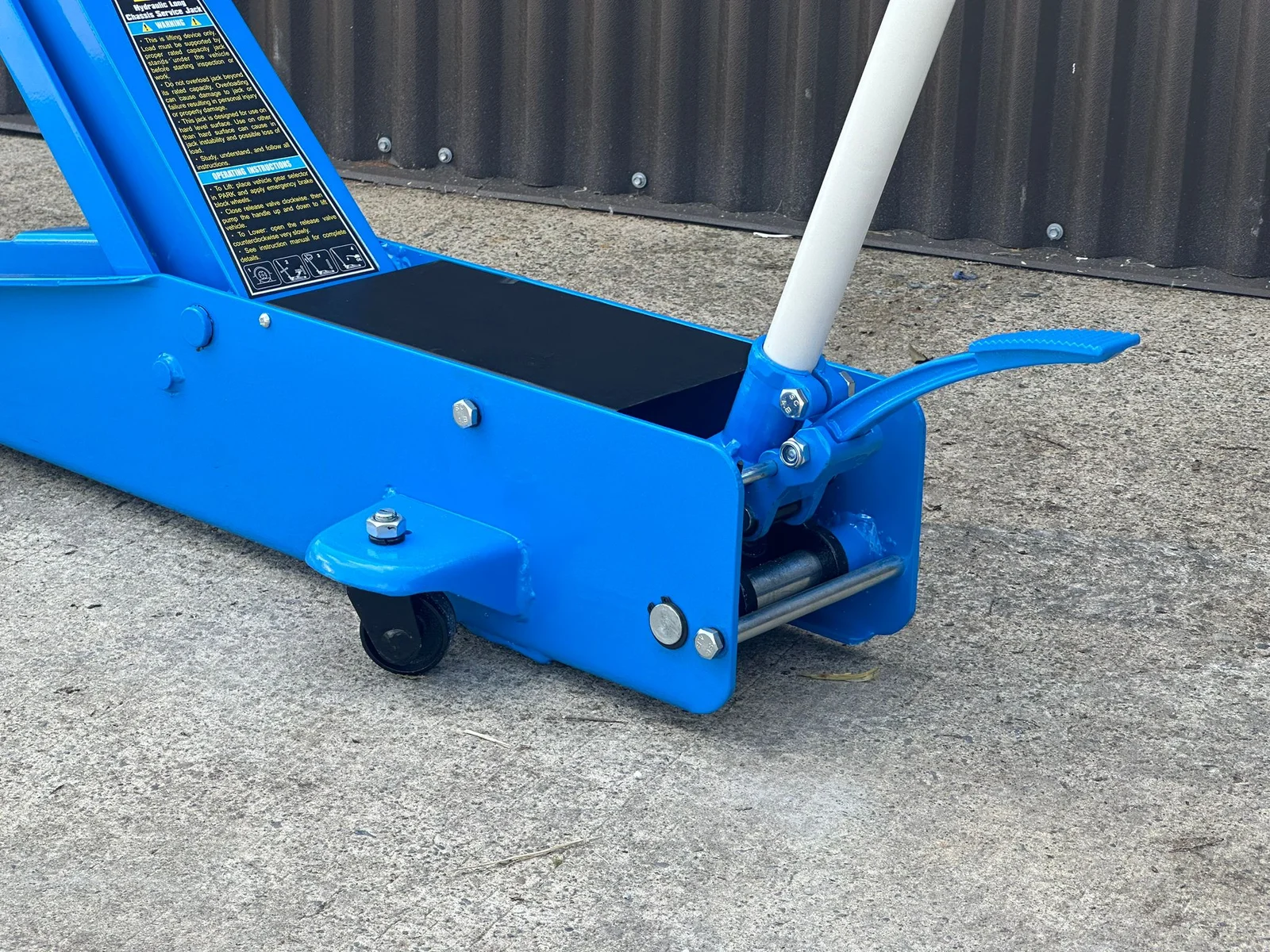 Heavy Duty 2 Ton Hydraulic Long Chassis Reach Trolley Floor Jack For Car Caravan Van Jeep