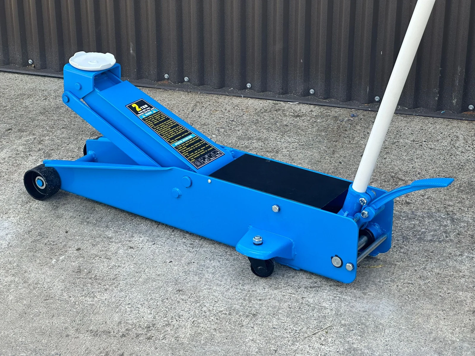 Heavy Duty 2 Ton Hydraulic Long Chassis Reach Trolley Floor Jack For Car Caravan Van Jeep