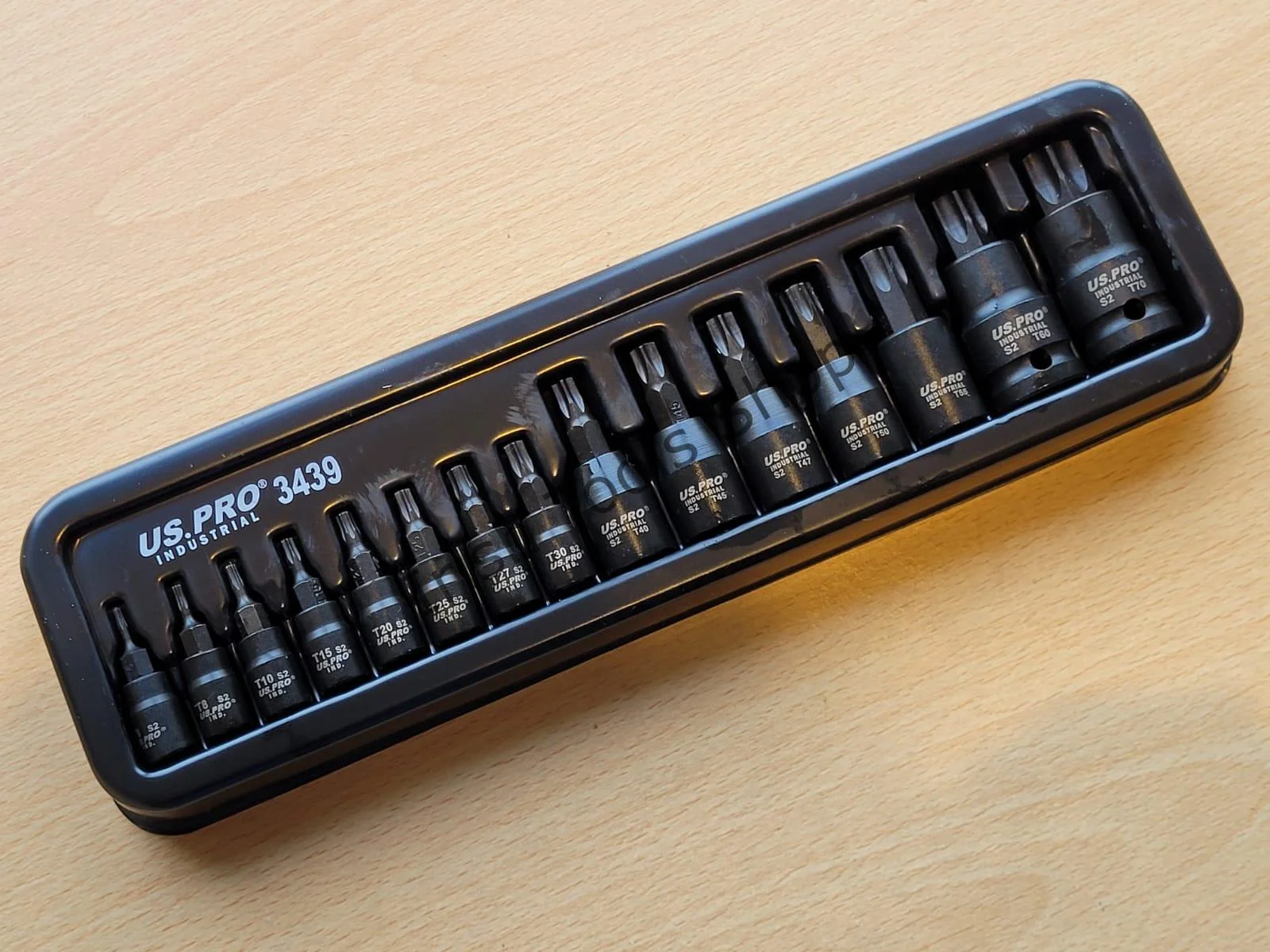 15PC 1/4″ 3/8″ 1/2″ Drive Star Bit Impact Torx Socket Set