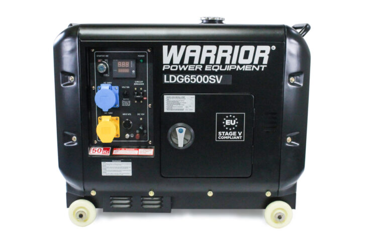 Warrior Power Equipment 6.25 KvA Diesel Generator with Electric Start