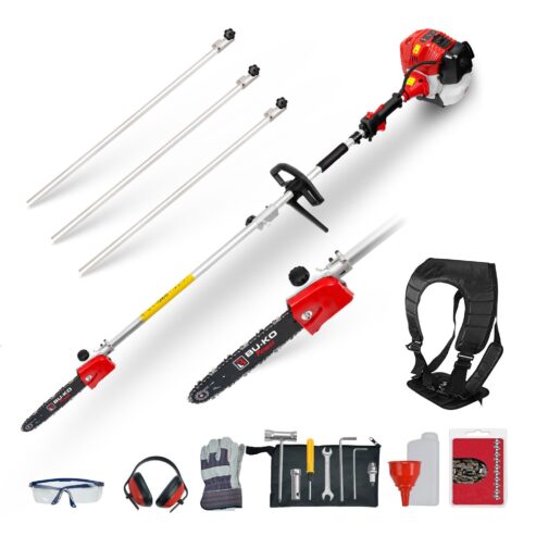 BU-KO 52cc Long Reach Petrol Pruner Saw Attachment & 75cm Extension Pole