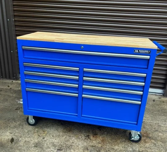 Manarola 46” 9 Drawer Toolchest Cabinet on Wheels