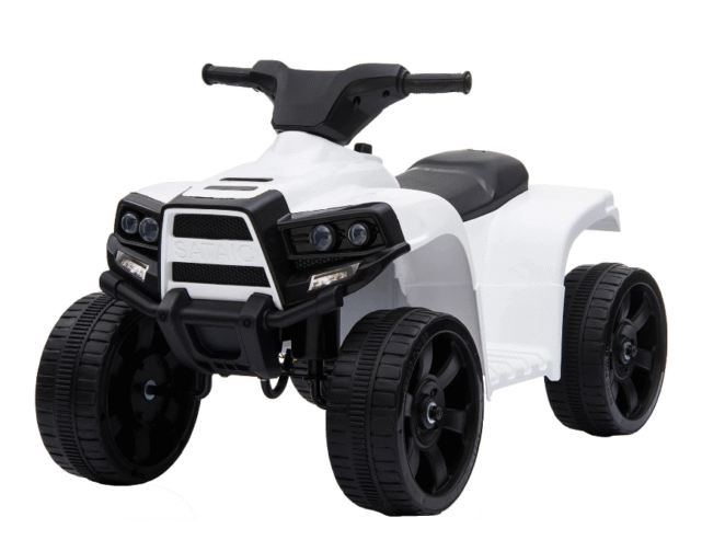 Renegade Rider 6V Electric Quad Motorbike In White