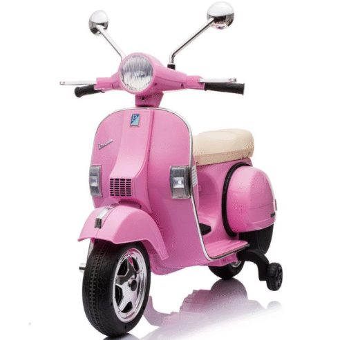Vespa Licensed PX150 12V Kids Electric Ride on Motorbike Pink