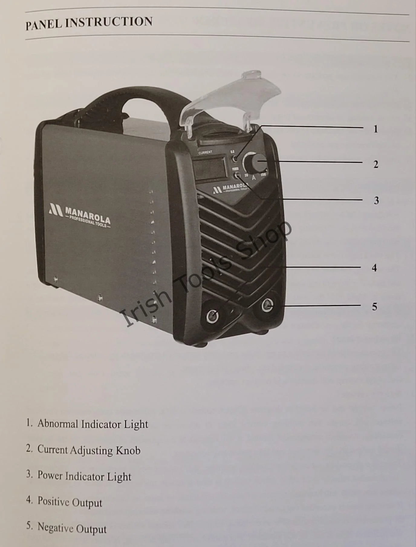 MMA ARC Welder Inverter Gasless 250 Amp DC Anti-Stick Welding Machine 240V AC With Welding Mask