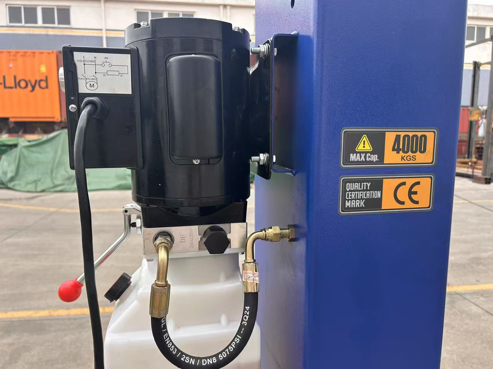 Manarola 4 Ton 2 Post Car Lift -Single Phase