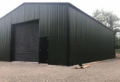 !!47ft x 30ft x 14ft FULLY SHEETED WITH DOORS!!!