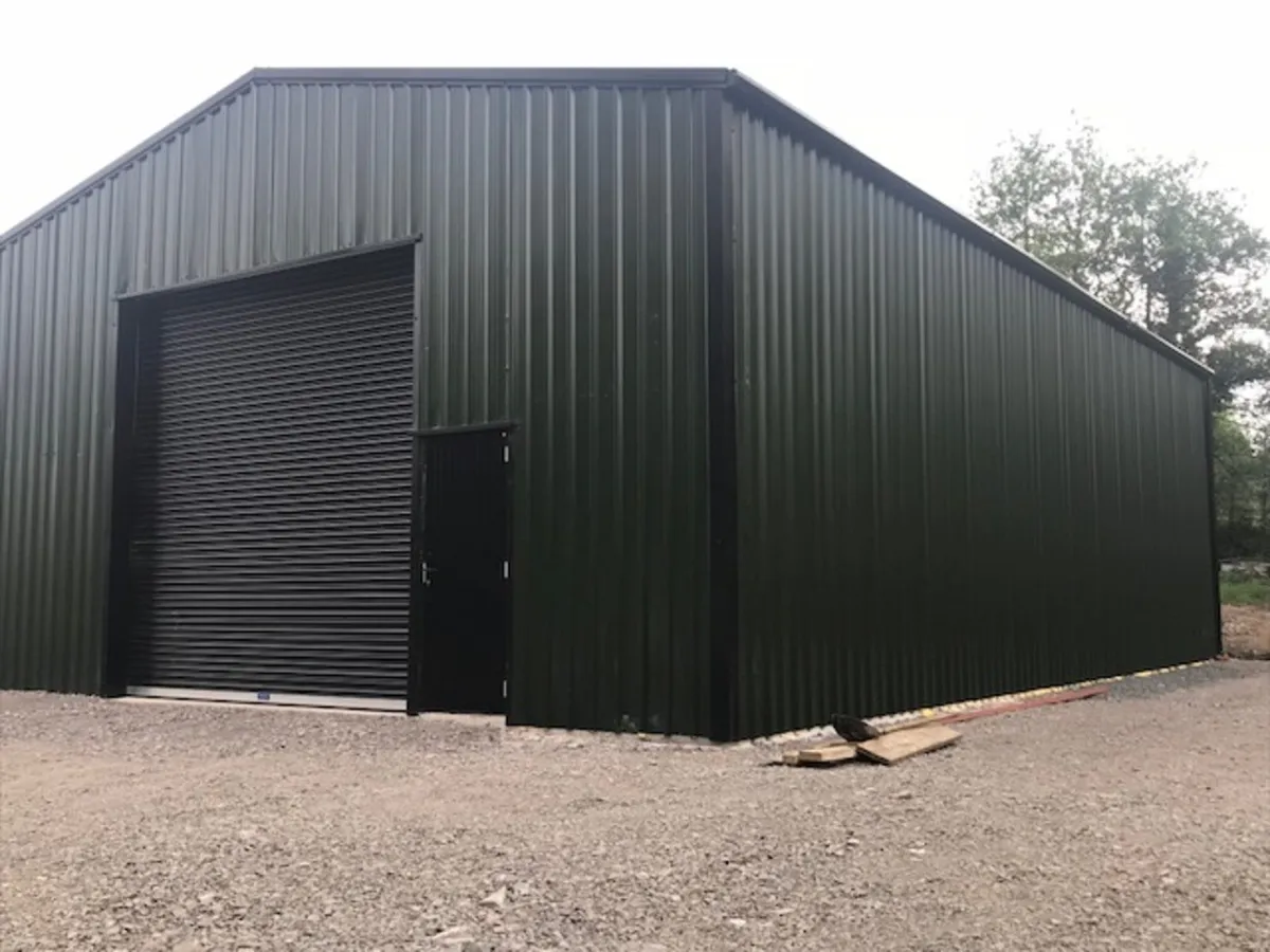 !!47ft x 30ft x 14ft FULLY SHEETED WITH DOORS!!!