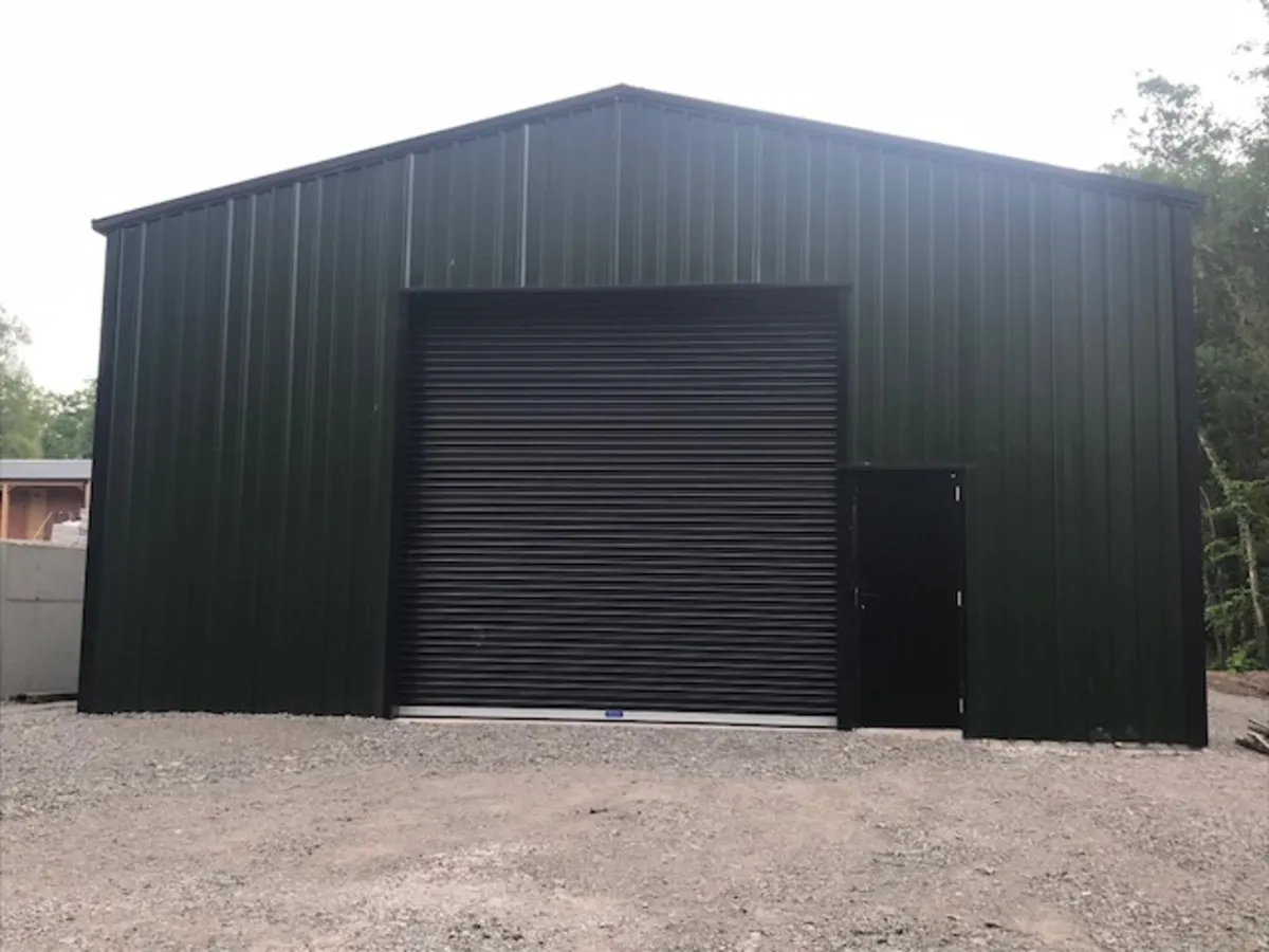 !!47ft x 30ft x 14ft FULLY SHEETED WITH DOORS!!!