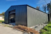 !!47ft x 30ft x 14ft FULLY SHEETED WITH DOORS!!!