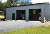 !!47ft x 30ft x 14ft FULLY SHEETED WITH DOORS!!!